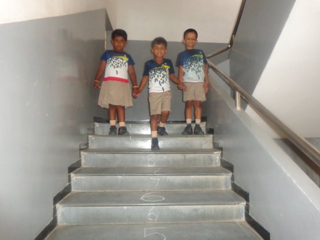 Backward counting activity.