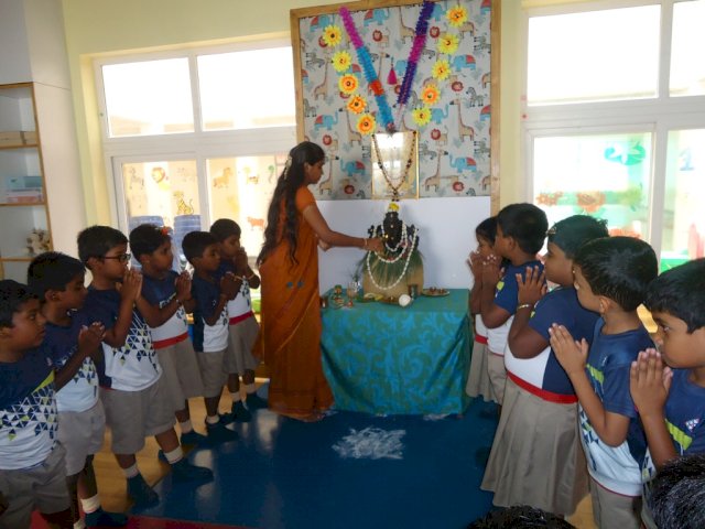 Vinayagar Chathurthi celebration - Cutie pies